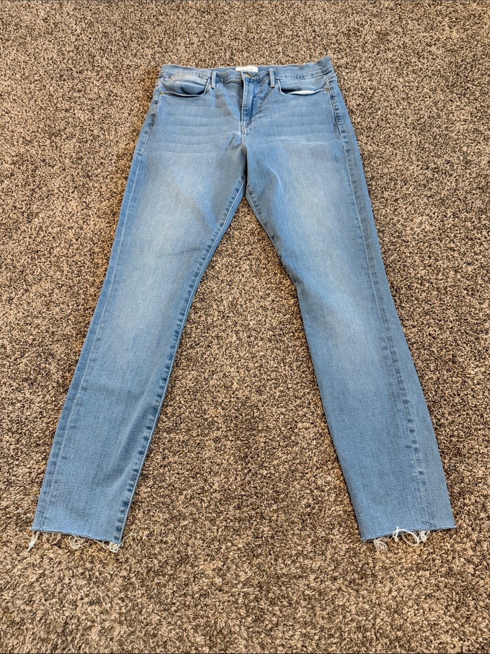 Frame Denim Light Wash Le High Skinny Leg Jeans Size 32